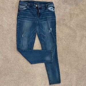 Maurices Dark Blue Skinny Jeans